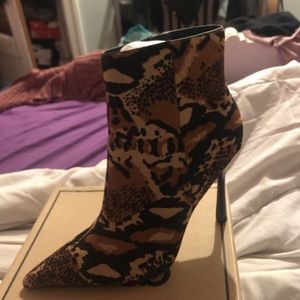 NEGOTIABLE PRICE!! Leopard Print Heeled Boots